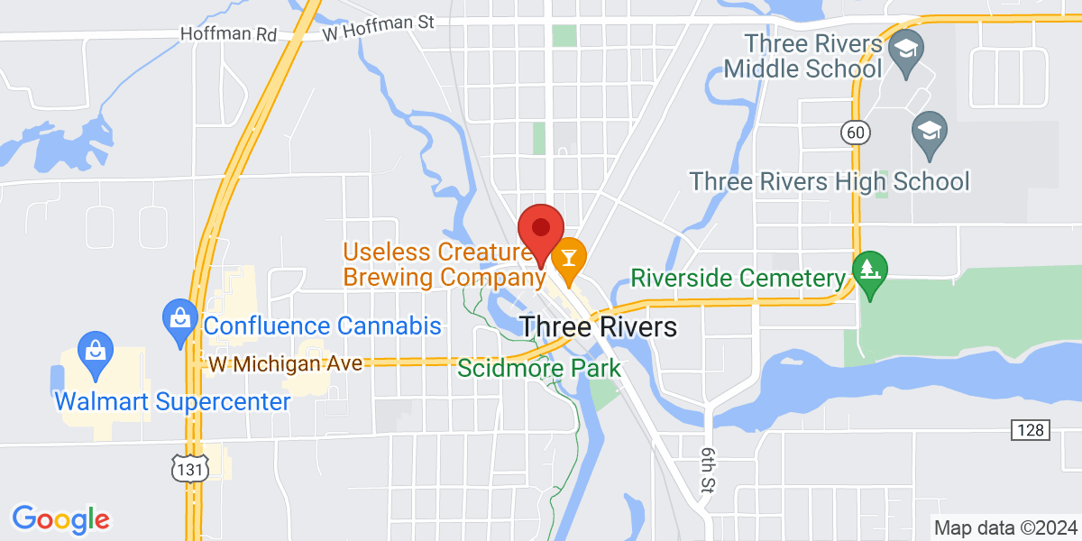 Map of Three Rivers Public Library
